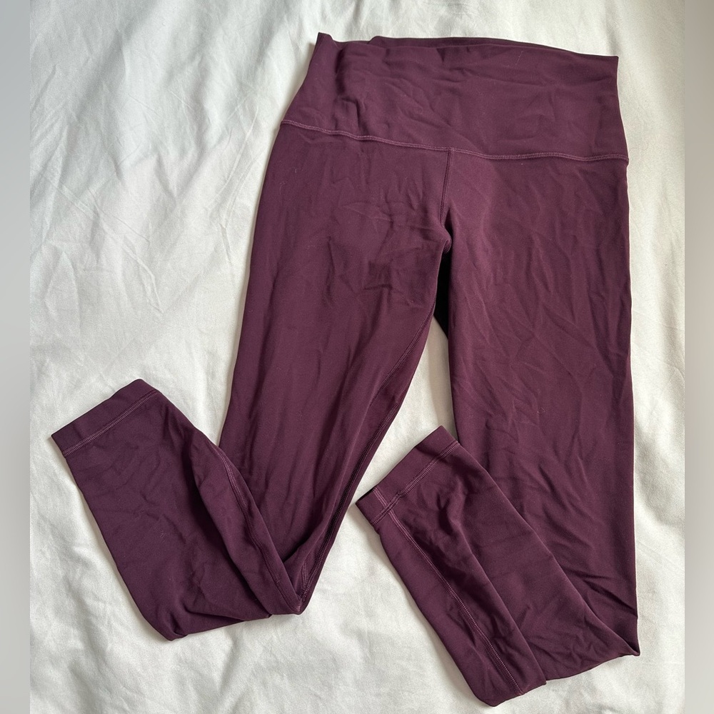 Lululemon Burgundy Leggings
